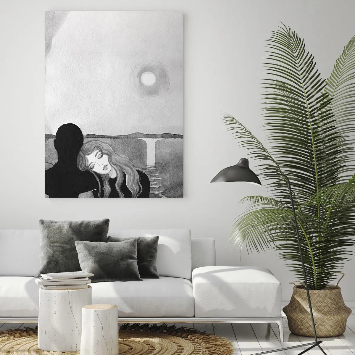 Glass picture - Always a Secret - 50x70 cm