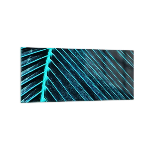 Glass picture - Texture of Green - 120x50 cm