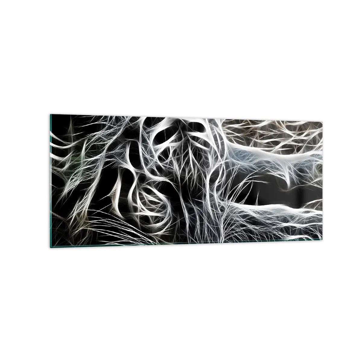 Glass picture - Study in Lightness of Cats - 120x50 cm