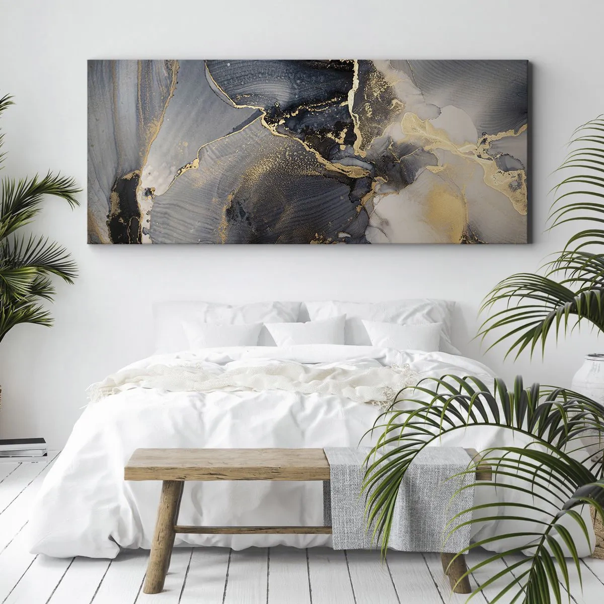 Canvas picture - Life of a Stone - 100x40 cm