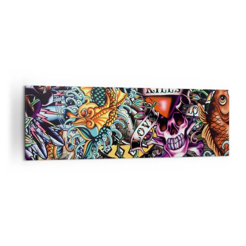 Canvas picture - Dream of a Tattoo Artist - 160x50 cm