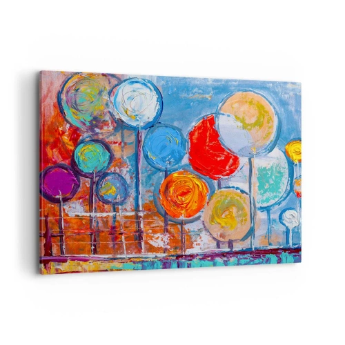 Canvas picture - Lolly Sticks - 100x70 cm