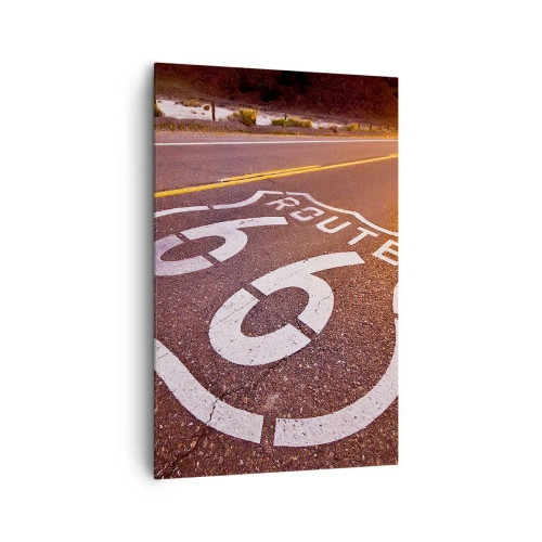 Canvas picture - Famous Route 66 - 80x120 cm
