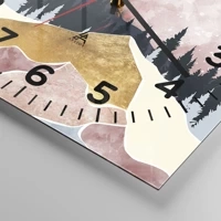 Clock face with numbers