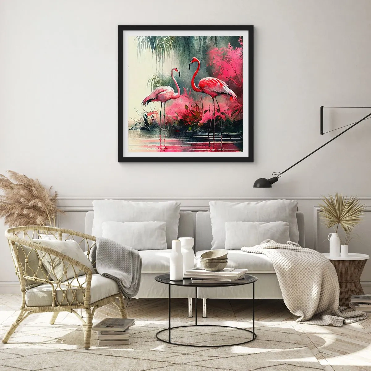 Poster in black frame - Class of Natural Charm - 40x40 cm