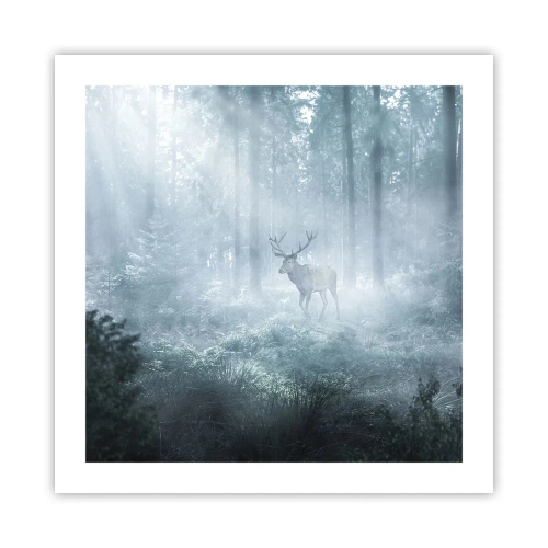 Poster - Morning Round of the Estate - 50x50 cm