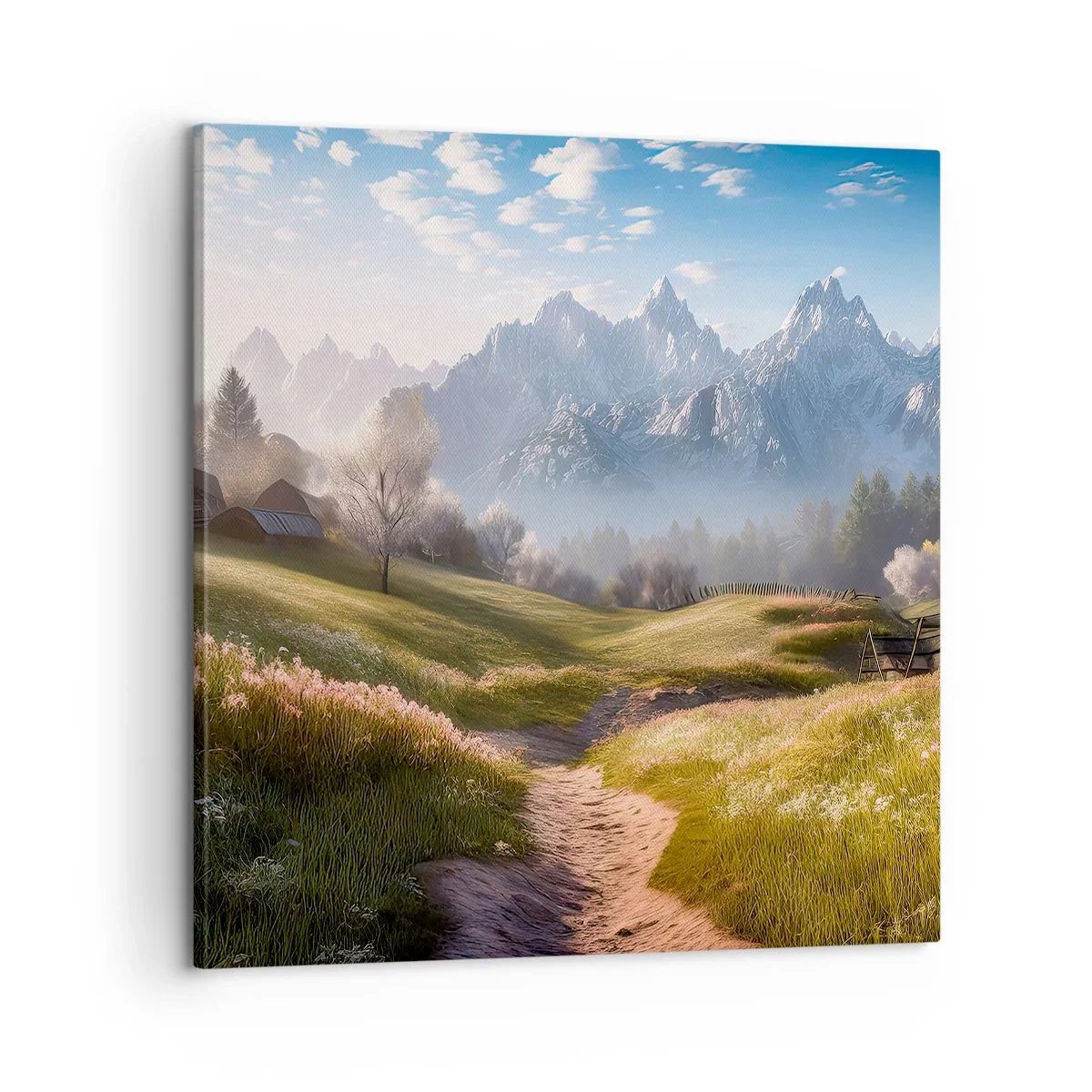 Canvas picture - Quiet Valley - 60x60 cm