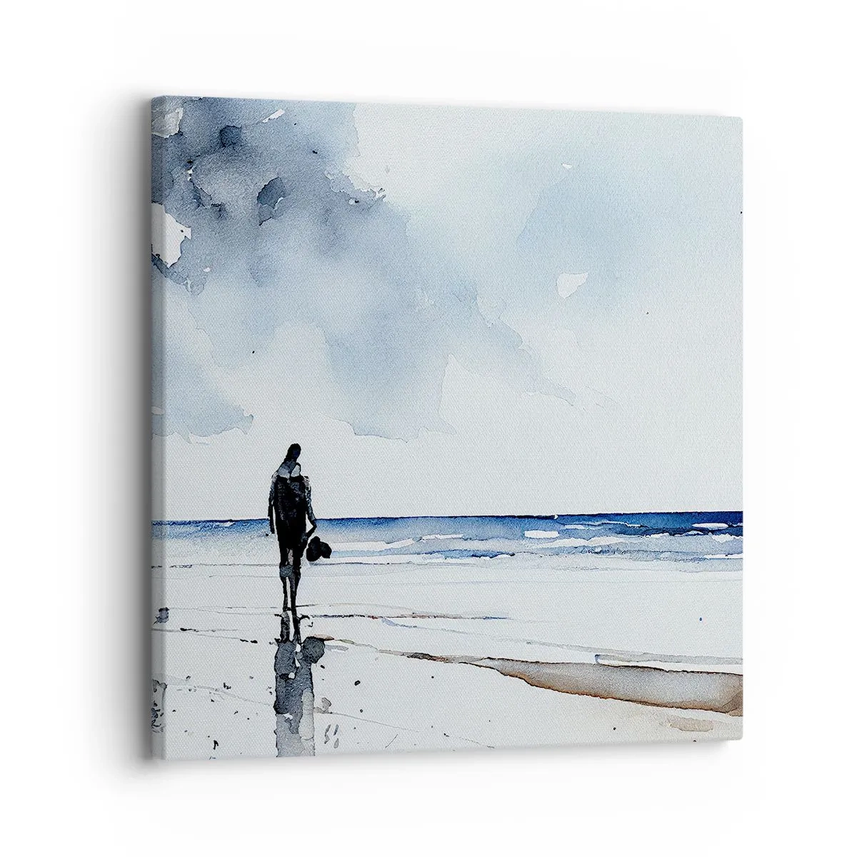 Canvas picture - Conversation with the Sea - 30x30 cm