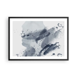 Poster in black frame - Study in Nature of Water - 70x50 cm