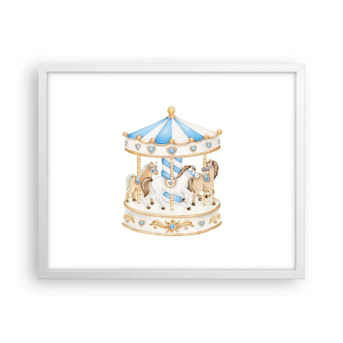 Poster in white frmae - Sweet Childhood - 50x40 cm