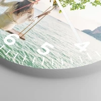 Clock face with numbers