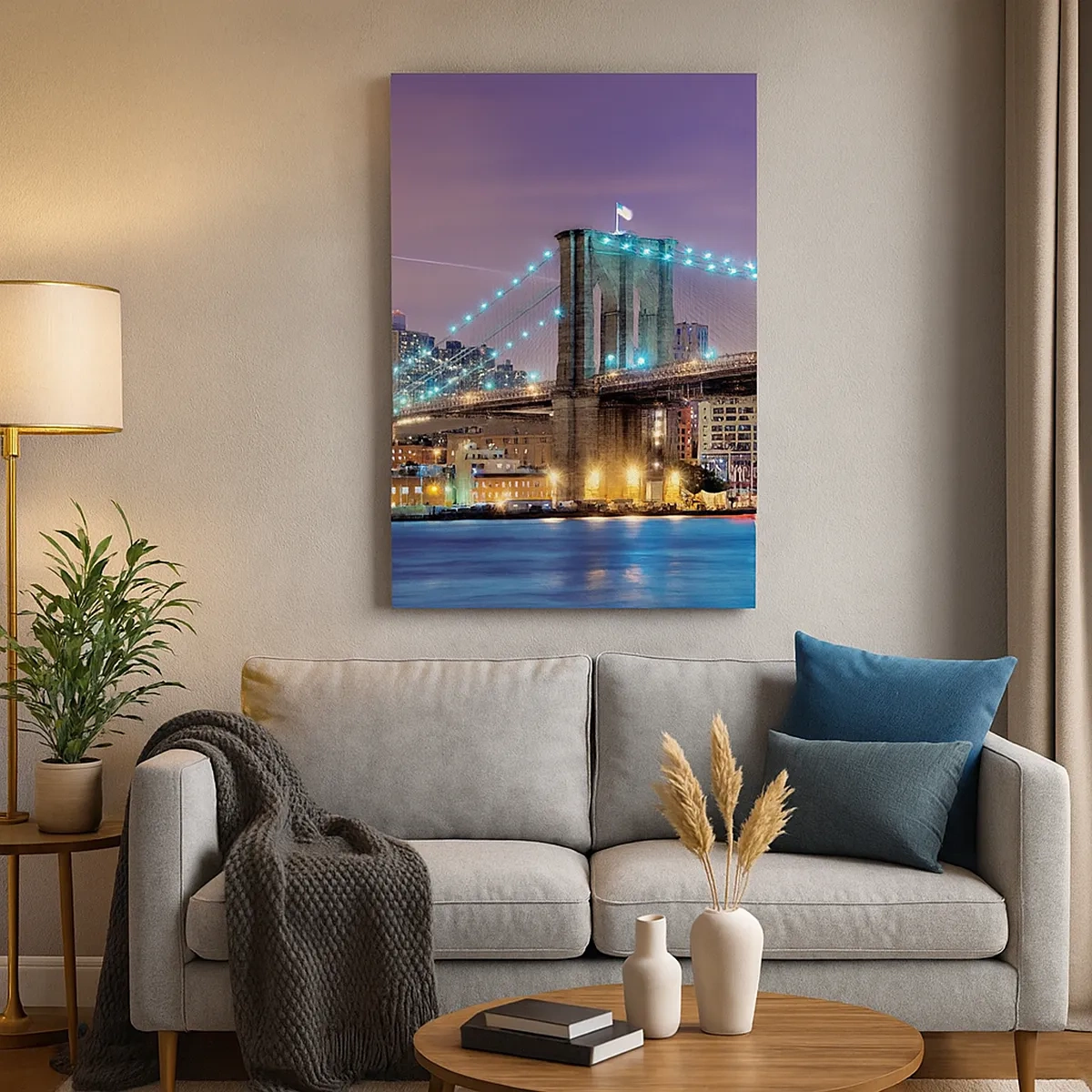 Canvas picture - Brooklyn Bridge for Many Years Now - 50x70 cm