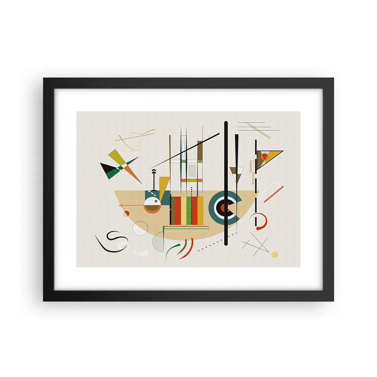 Poster in black frame - And the World Laughs - 40x30 cm