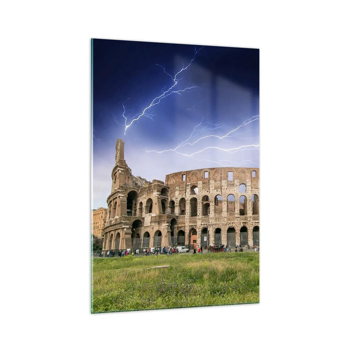 Glass picture - Battle Arena - 70x100 cm