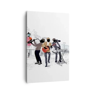 Canvas picture - Street Music - 80x120 cm