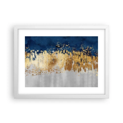 Poster in white frmae - Modern Composition and Twinkle - 40x30 cm