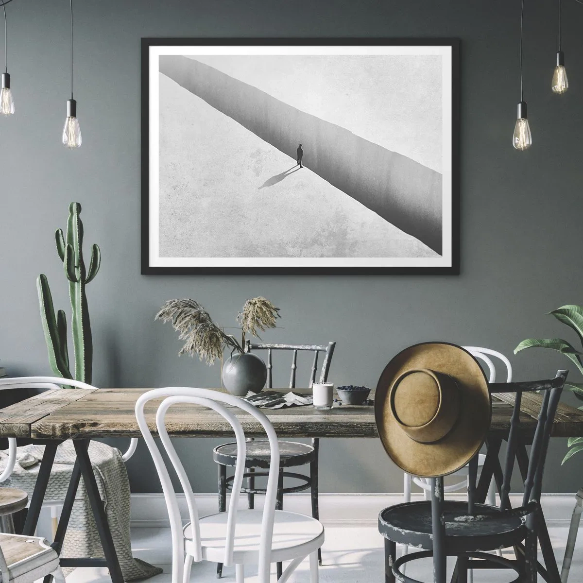 Poster in black frame - Clear Goal - 91x61 cm