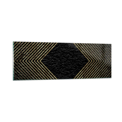 Glass picture - Geometry Glamour Style - 90x30 cm