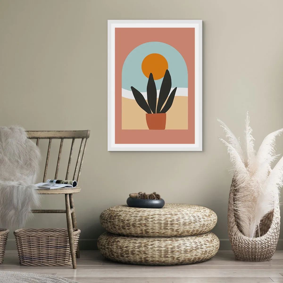 Poster in white frmae - Small Joys - 70x100 cm
