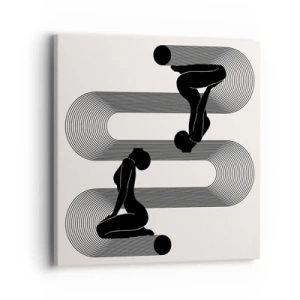 Canvas picture - Sensual Symmetry - 40x40 cm