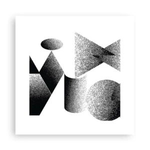 Poster - Angles and Ovals - 30x30 cm