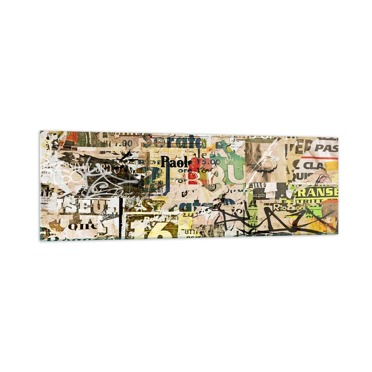 Glass picture - So Much Is Going on - 160x50 cm