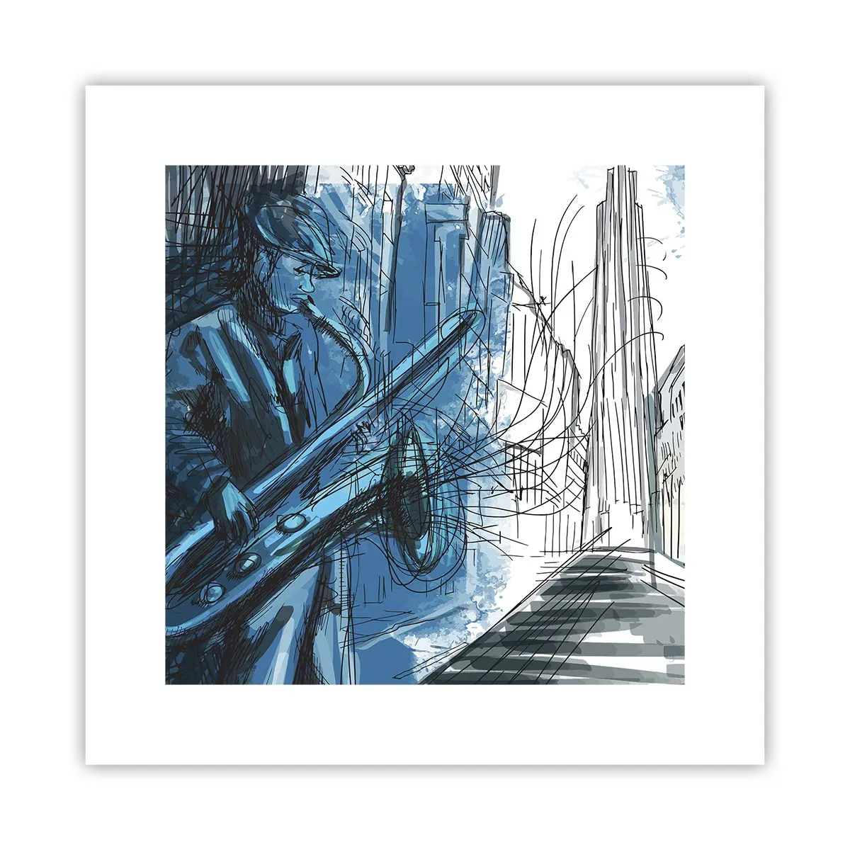 Poster - City Rhapsody - 30x30 cm
