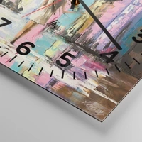 Clock face with numbers
