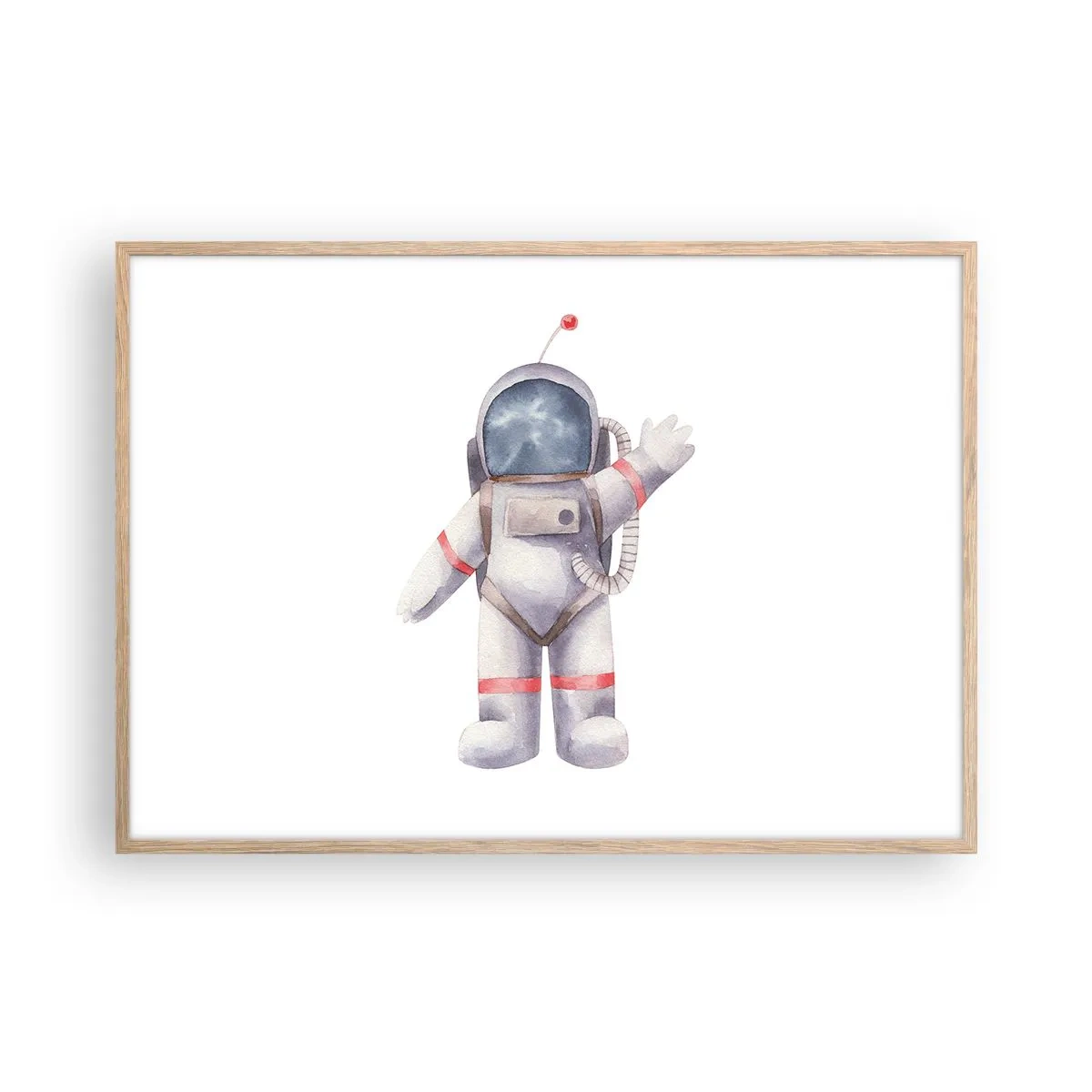 Poster in light oak frame - So Long! - 100x70 cm