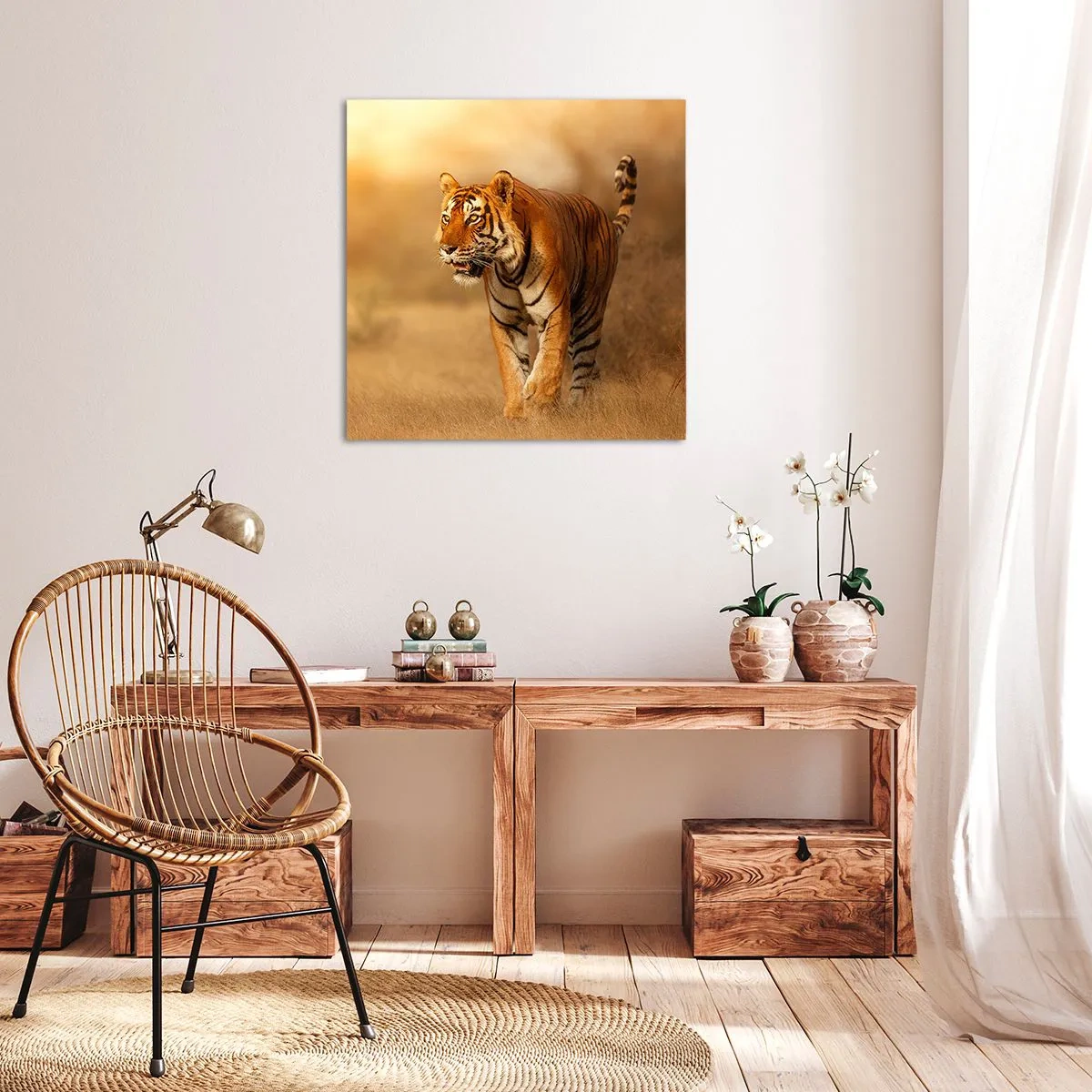 Canvas picture - Before Attack - 40x40 cm