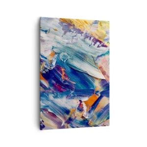 Canvas picture - Whirlwind of Colour - 70x100 cm