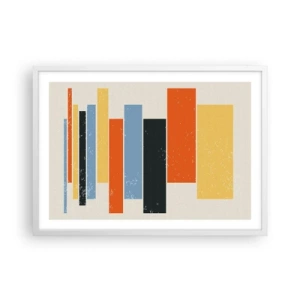 Poster in white frmae - Notation of Music - 70x50 cm