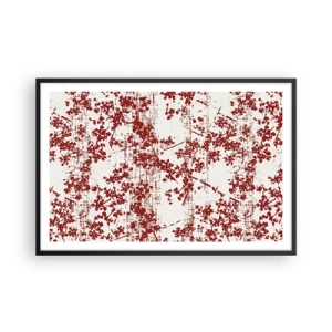 Poster in black frame - Like Old-fashioned Percale - 91x61 cm