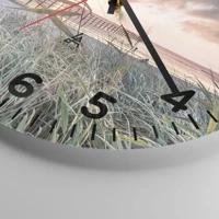 Clock face with numbers