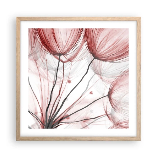 Poster in light oak frame - Before Takeoff - 50x50 cm