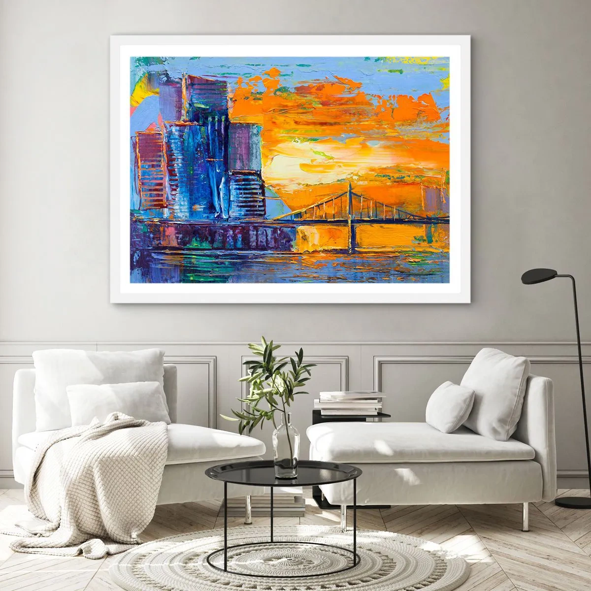 Poster in white frmae - Culture and Nature - 70x50 cm