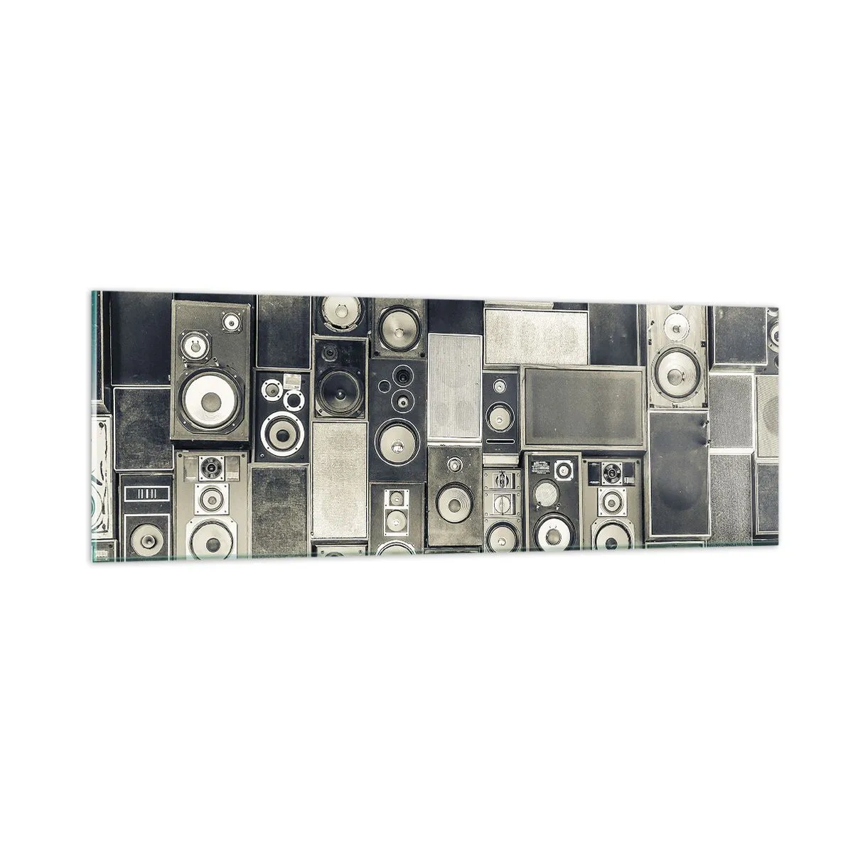 Glass picture - And Music Is Playing - 90x30 cm