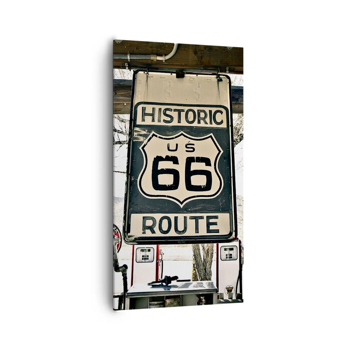 Canvas picture - American Retro Trip - 65x120 cm