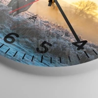 Clock face with numbers