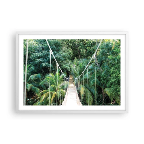 Poster in white frmae - Welcome to the Jungle! - 70x50 cm