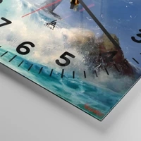 Clock face with numbers
