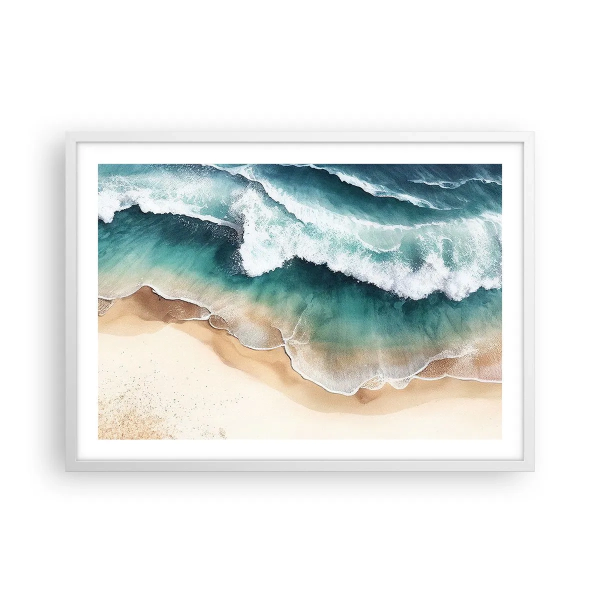 Poster in white frmae - Eternal Encounter - 70x50 cm