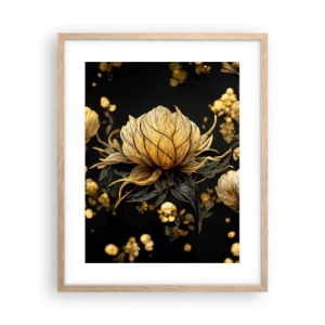 Poster in light oak frame - Subtle Fragility - 40x50 cm