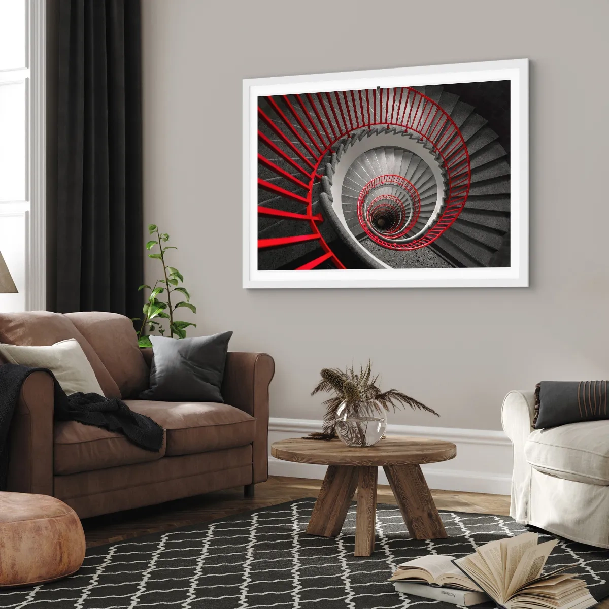 Poster in white frmae - Games of Architecture - 70x50 cm