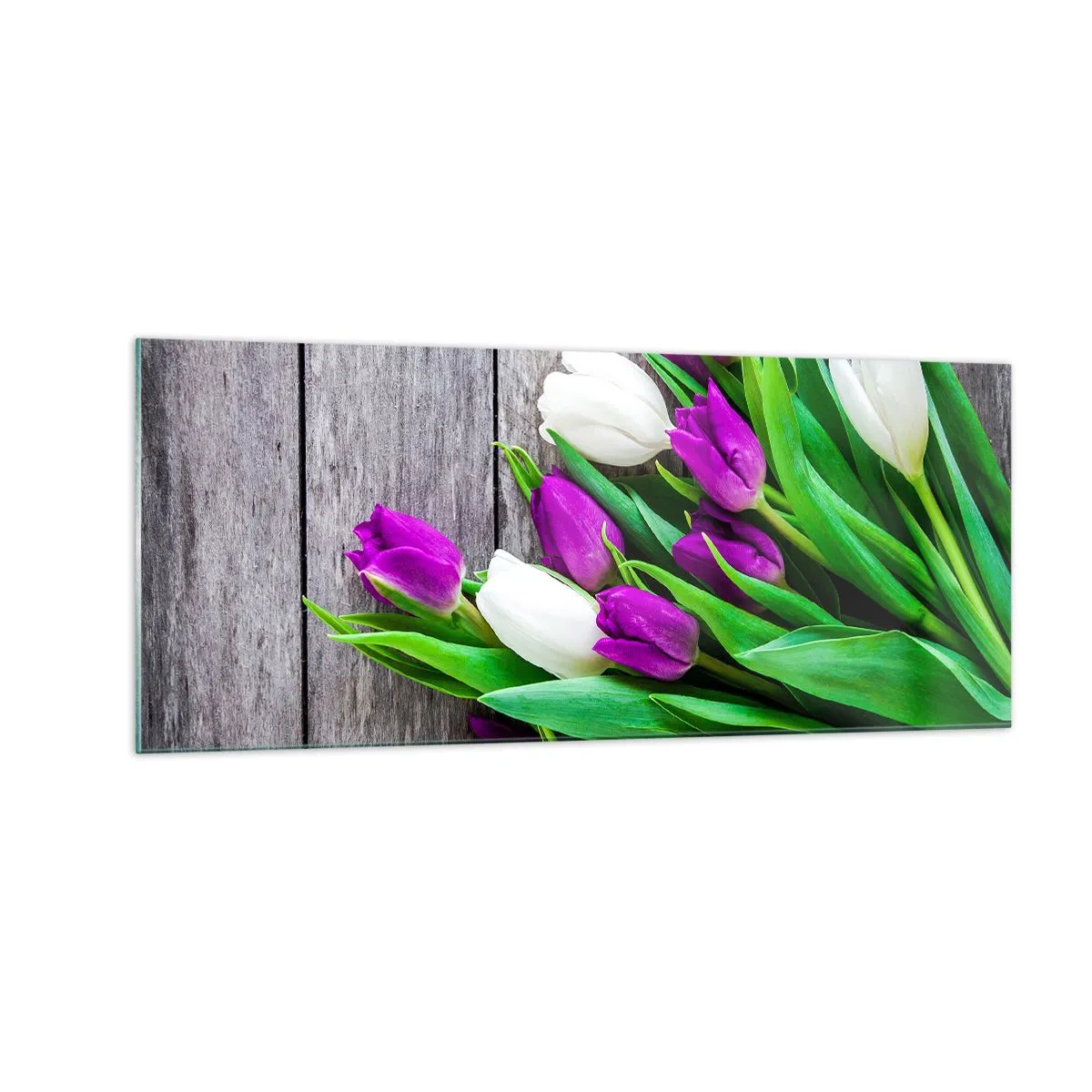 Glass picture - On a Spring Holiday - 100x40 cm