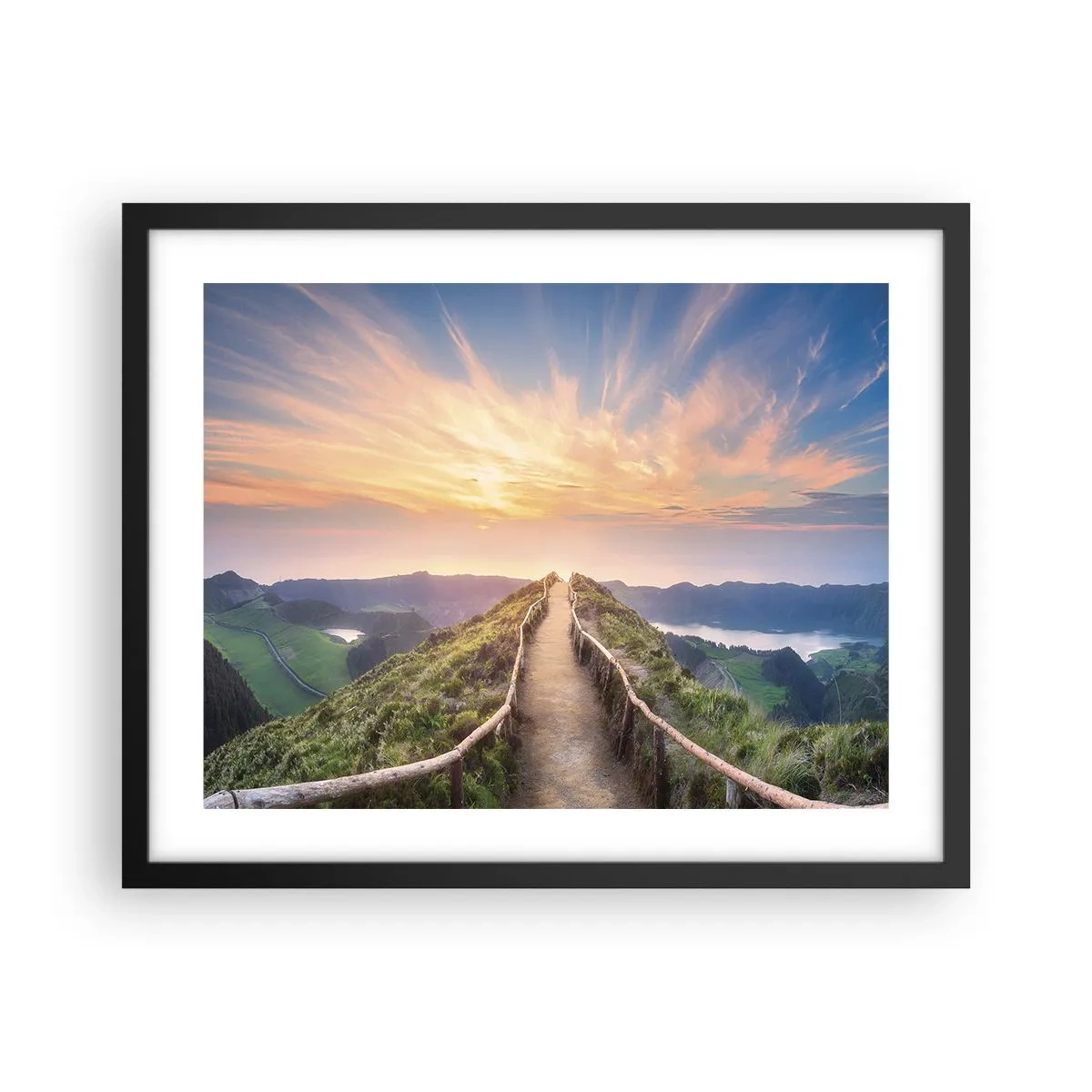 Poster in black frame - Close to Heaven - 50x40 cm