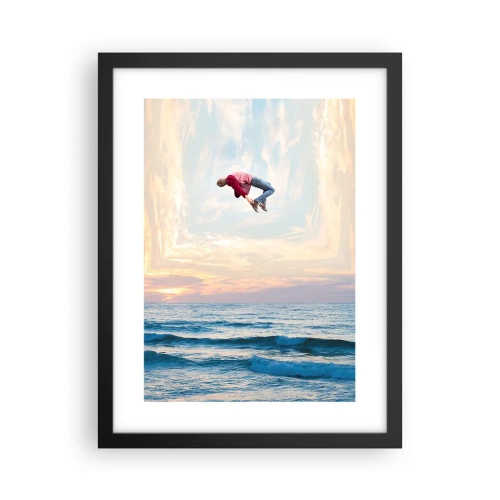 Poster in black frame - To Another Dimension - 30x40 cm