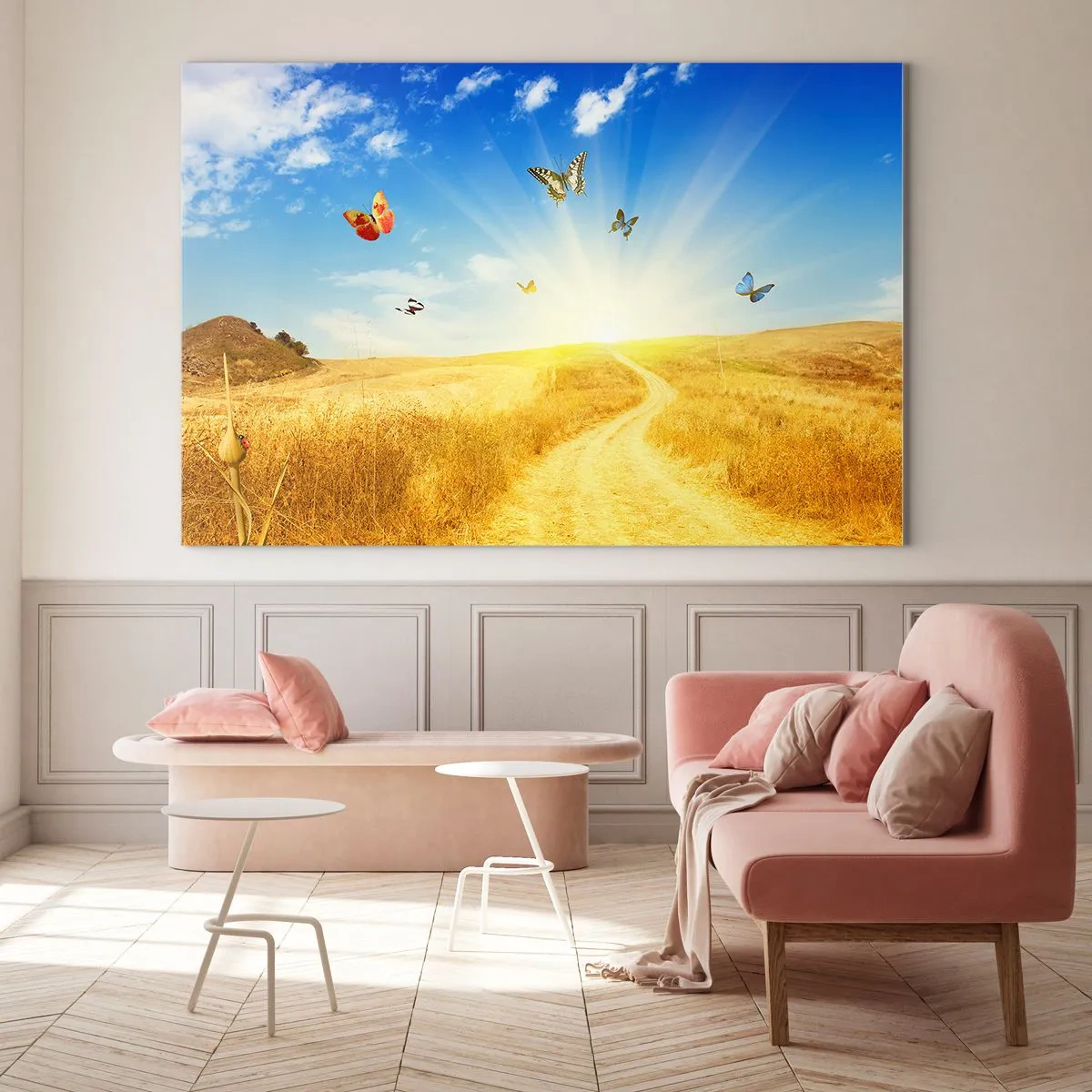 Glass picture - How Can You Not Love the Summer? - 100x70 cm