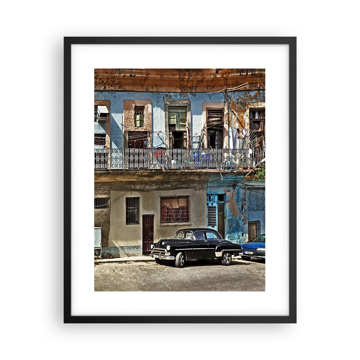 Poster in black frame - Havana Style - 40x50 cm