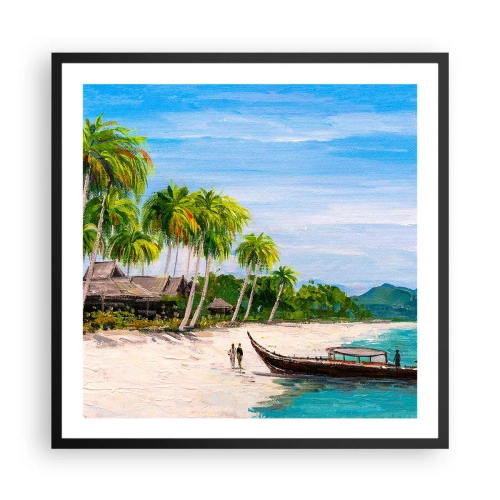 Poster in black frame - Exotic Dream - 60x60 cm